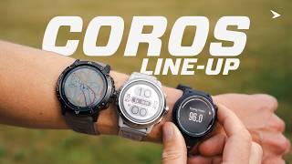 Coros GPS Watch Lineup 2024