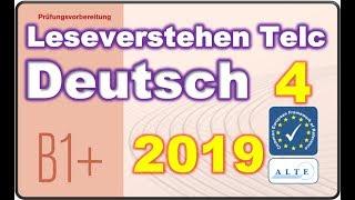 Modelltest (4) B1+ Beruf Leseverstehen Deutsch