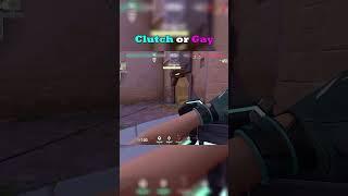 Clutch or gay #gg #valorant #1v5ace #livegaming #valorantclips #acekill #livestreaming #gaming #gg