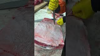deboning bluefin tuna