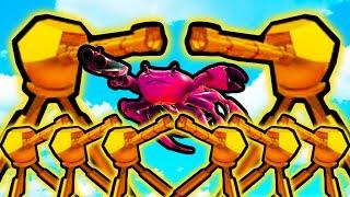 TURRET BUILDS ARE SO BUSTED NOW in Crab Champions!