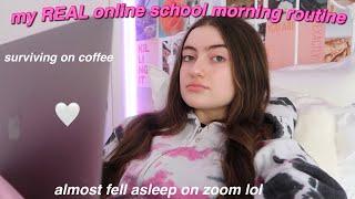 my REAL morning routine 2021 *online school edition*