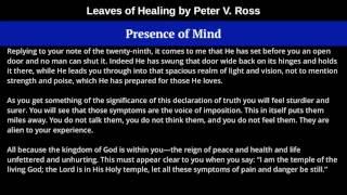 Presence of Mind, from Leaves of Healing by Peter V. Ross