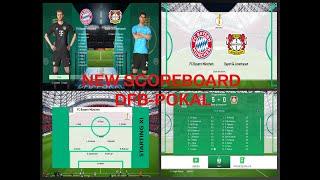 PES 2017 NEW SCOREBOARD DFB POKAL 2024 SIDER AND CPK