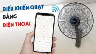 Chế Quạt điều khiển từ xa bằng Điện Thoại 