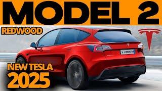 5 MINUTES AGO! New TESLA Model 2 REDWOOD Mass Production In The New Tesla 2025 Will Bring Great News