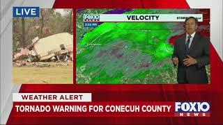 Tornado warning for Conecuh County