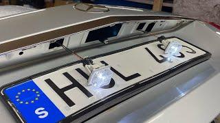 Mercedes W212 | License Plate Lamp Conversion to LED