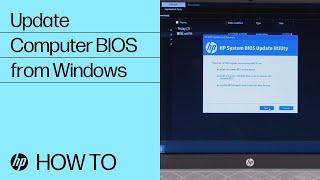 Update Your HP Computer BIOS from Windows | HP Computers | HP Support