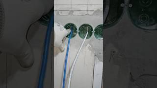 интернет и тв кабель в подрозетнике, куда спрятать и как заводить #электромонтаж