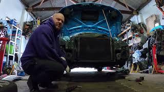 Watch Adhd Mechanic Remove The Front Impacted Bar On Bmw Mini Cooper S!