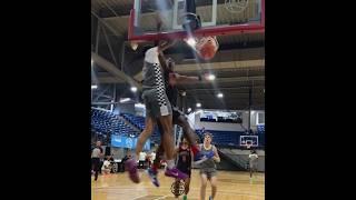 Dunk Of The Year??? #shorts #ballislife #slam #headtap