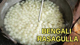 How To Make Bengali Rasgulla | Easy Bengali Rasgulla Recipe | Yummy Street Food