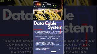 Solutions: Data Cable System | Techcom Engineering Pte. Ltd #datacable #datacablesystem #solutions