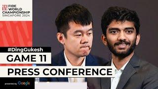 Press Conference after Game 11 | 2024 FIDE World Championship Match