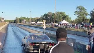 Mustang does 400ft wheelie