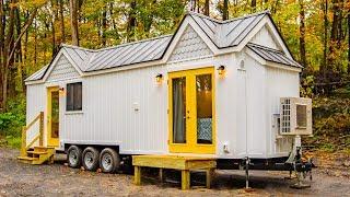 Beautiful Tiny Farmhouse With First Floor Bedroom by Willowbee Tiny Homes