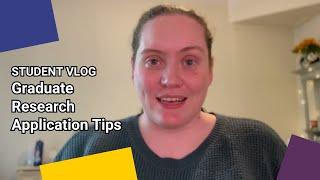 Graduate Research Application Tips | LSE Student Vlog