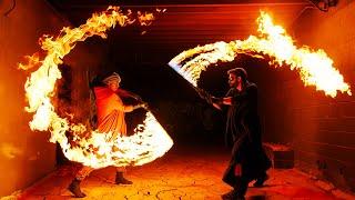 The Most Epic Fire Sword Fight｜Real Life Hinokami Kagura