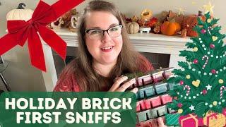 Scentsy Holiday Brick FIRST SNIFFS! 