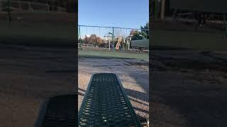 Kids playing in Monforts Height School park when school is over.