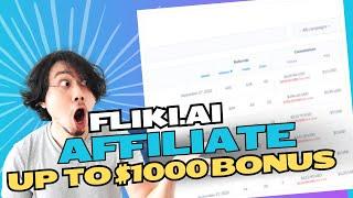 How to Register for the Fliki.ai Affiliate Program and Make Money | Earn $1000 Bonus