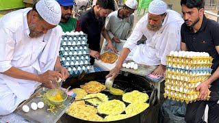 ALMOND EGG MALPUA | Famous Malai Rabdi Malpua in Karachi | Special Ramadan Street food