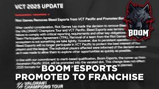 STREAMER REACTION BOOM ESPORTS PROMOTED TO VCT PACIFIC FRANCHISE