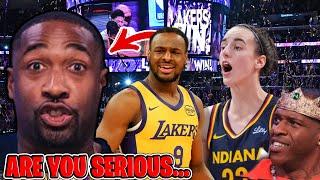 Gilbert Arenas Under FIRE W/ WNBA FANS After INSANELY Comparing Bronny James To Caitlin Clark!