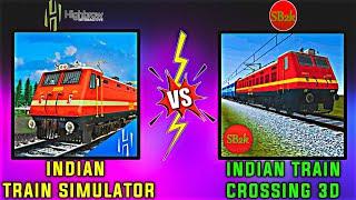 Indian Train Simulator V/S Indian Train Crossing 3D | Full Game Comparison | RGI |