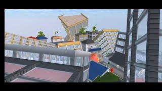 Earthquake in sakura school simulator (gempa bumi di sakura school simulator)