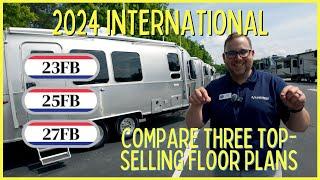 Which is best? 2024 Airstream International 23FB vs 25FB vs 27FB