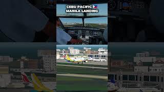 Cebu Pacific A321 Landing at Manila! #shorts #flightsim #aviation #aeroflyfsglobal #avgeek