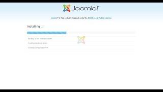 Fixing Error Joomla 3x : Joomla is still installing