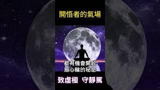 【開悟者的氣場】汲取能量之道 - 致虛極 守靜篤 #靈性成長 #覺醒 #開悟