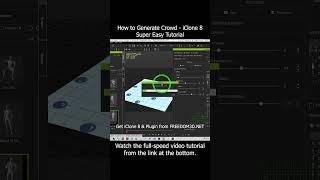 How to Generate Crowd | iClone 8 Super Easy Tutorial #iclone #crowd #tutorial