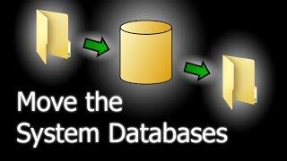 How to move the system database files in SQL Server