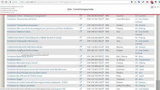 Finding Swiss foundation records in Zefix