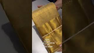 Bridal saree| Gold colour saree| pure zari | pure kanjeevaram silk saree