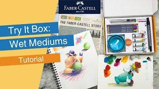 Watercolor Painting Tutorial | A Look Inside the Creative Studio Wet Mediums Try It Box