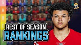 Rest Of Season Fantasy Football Rankings (Every Position)