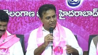 Working President KTR Press Meet at Telangana Bhavan | MPTC/ZPTC Elections