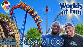 Worlds Of Fun 2024 Vlog | Kansas City's Premiere Theme Park