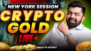 Live Trading Gold & Bitcoin  | BTC ETH Moves  | Wealth Secret #Bitcoin #Ethereum