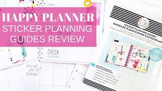 HAPPY PLANNER STICKER PLANNING GUIDES REVIEW