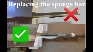 Replacing the sponge bar on a Brother knitting machine | Fixing the most common knitting issues