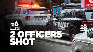 Two Ohio police officers shot during traffic stop near Columbus