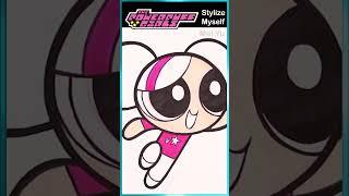 Stylize Myself in Powerpuff Girls Art Style #meiyu #artchallenge #artshorts