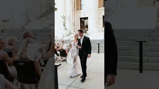 Our Beautiful Bride Jessica Howell on White Wedding Dress (Didomenico Design)