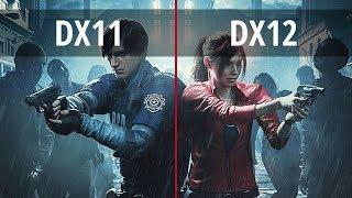 RESIDENT EVIL 2 - PC 1080p DX11 vs DX12 (DirectX 11 vs DirectX 12)